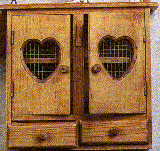 Large Heart Cabinet