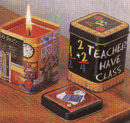 Teacher Candle Tin